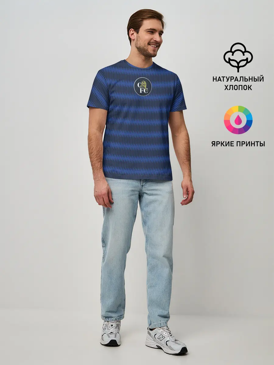 Мужская базовая футболка / FC Chelsea | Retro #1