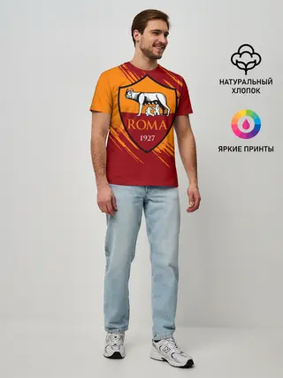 Мужская базовая футболка / Рома