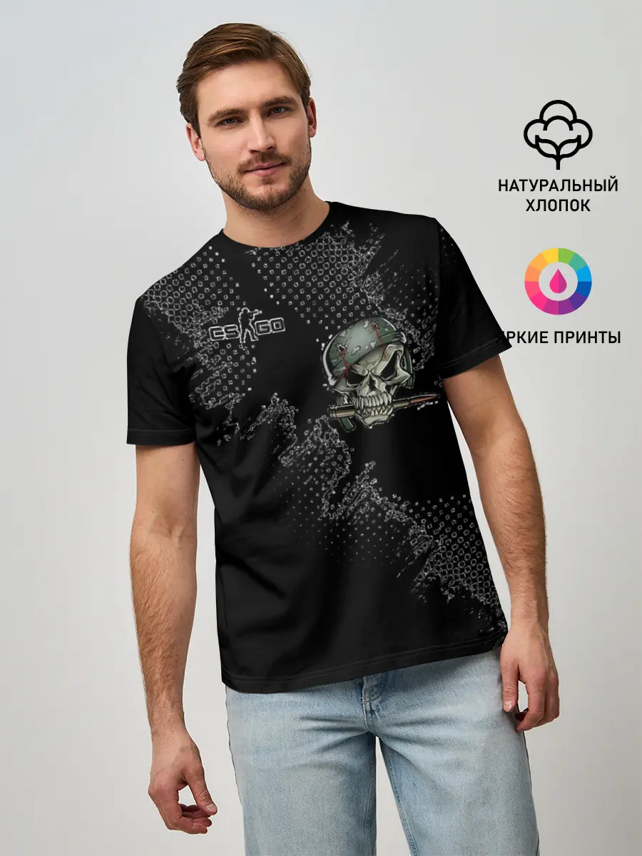 Мужская базовая футболка / Counter Strike