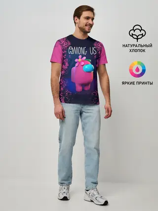 Мужская базовая футболка / AMONG US