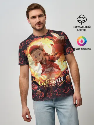 Мужская базовая футболка / Genshin Impact