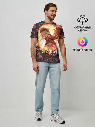 Мужская базовая футболка / Genshin Impact