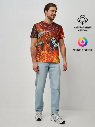Мужская базовая футболка / Смерть всё видит