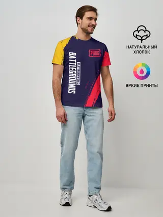 Мужская базовая футболка / PUBG / ПАБГ