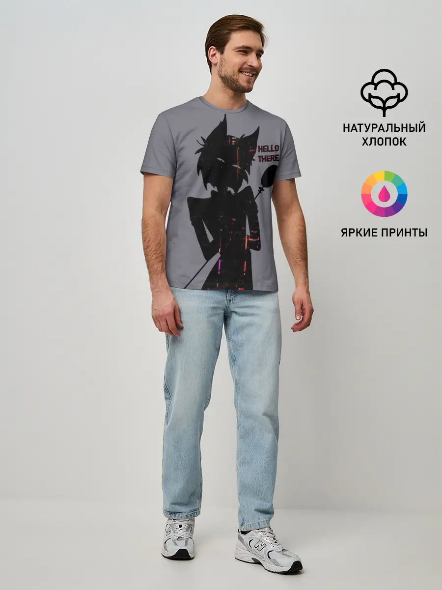 Мужская базовая футболка / Отель Хазбин