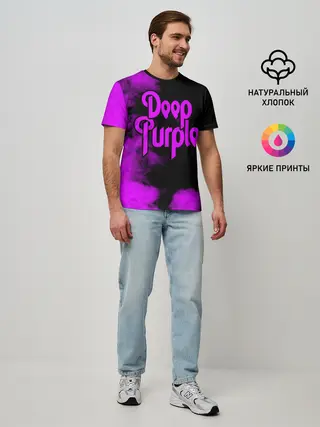 Мужская базовая футболка / Deep Purple