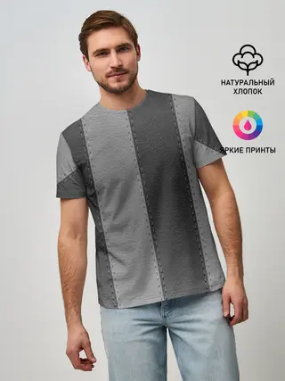 Мужская базовая футболка / Skin Stripes