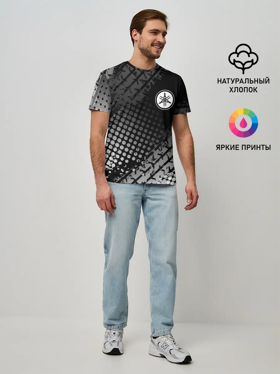 Мужская базовая футболка / Yamaha