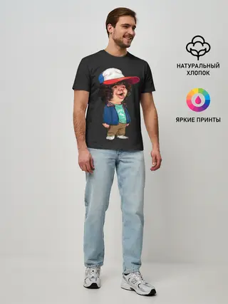 Мужская базовая футболка / Дастин