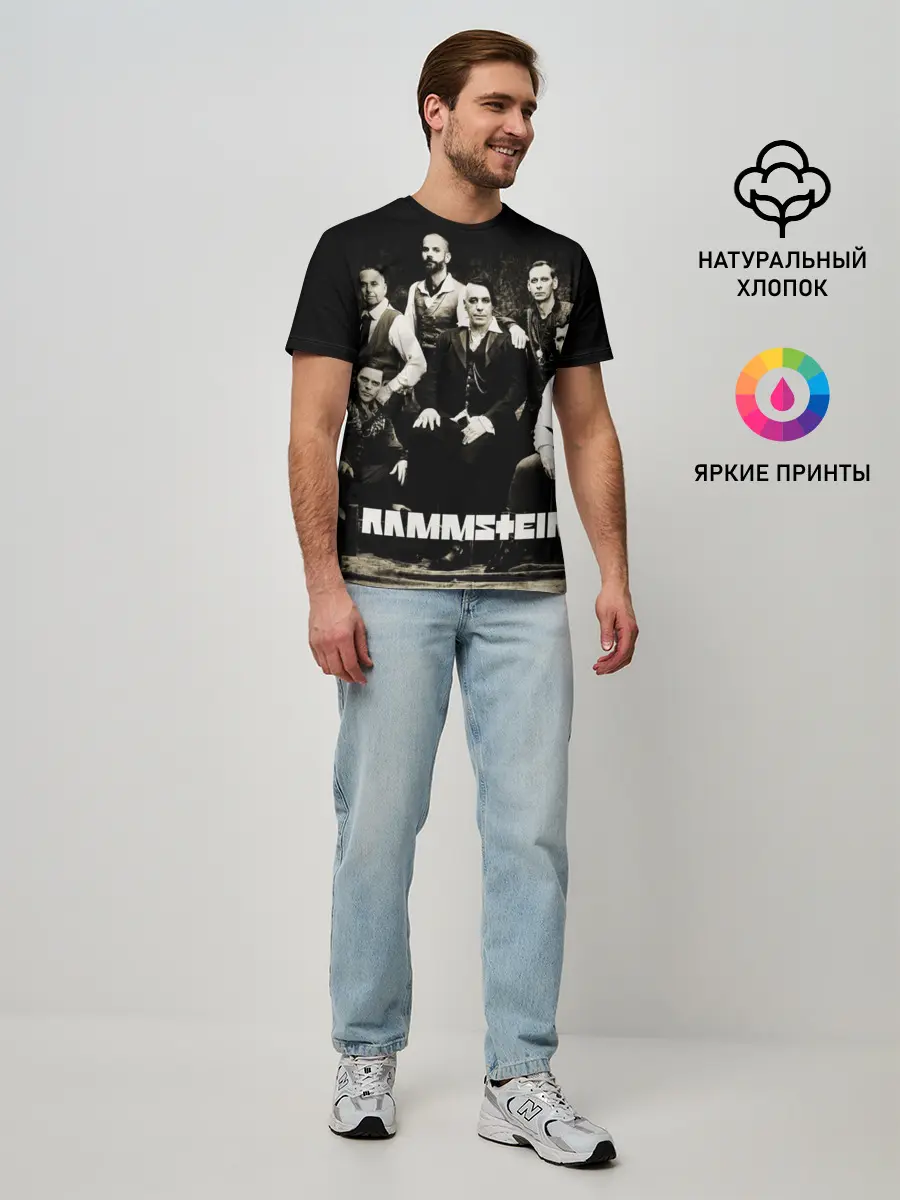 Мужская базовая футболка / Rammstein