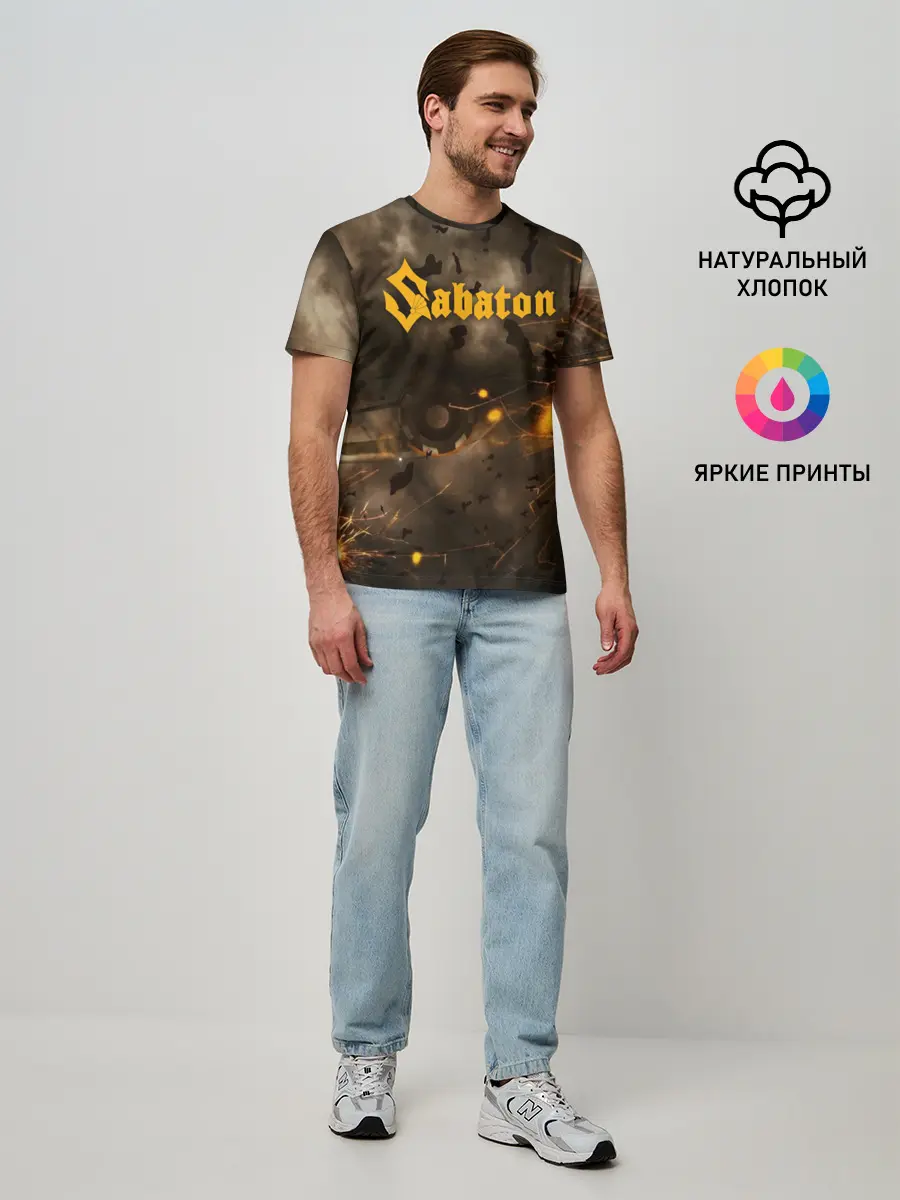 Мужская базовая футболка / Sabaton