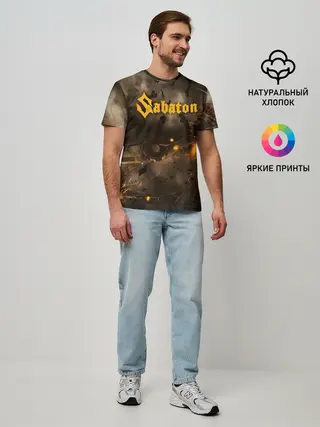 Мужская базовая футболка / Sabaton