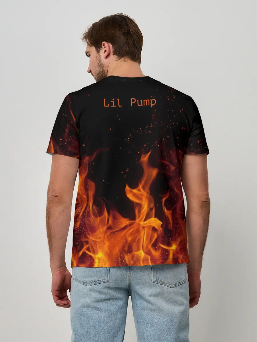 Мужская базовая футболка / Lil Pump - 103