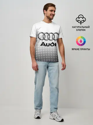 Мужская базовая футболка / Audi