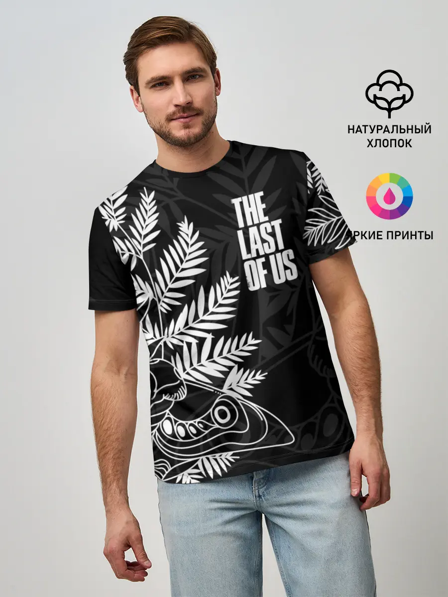 Мужская базовая футболка / THE LAST OF US 2 | ОДНИ ИЗ НАС 2 ТАТУ ЭЛЛИ