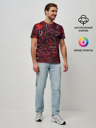 Мужская базовая футболка / Просто подумай / just think