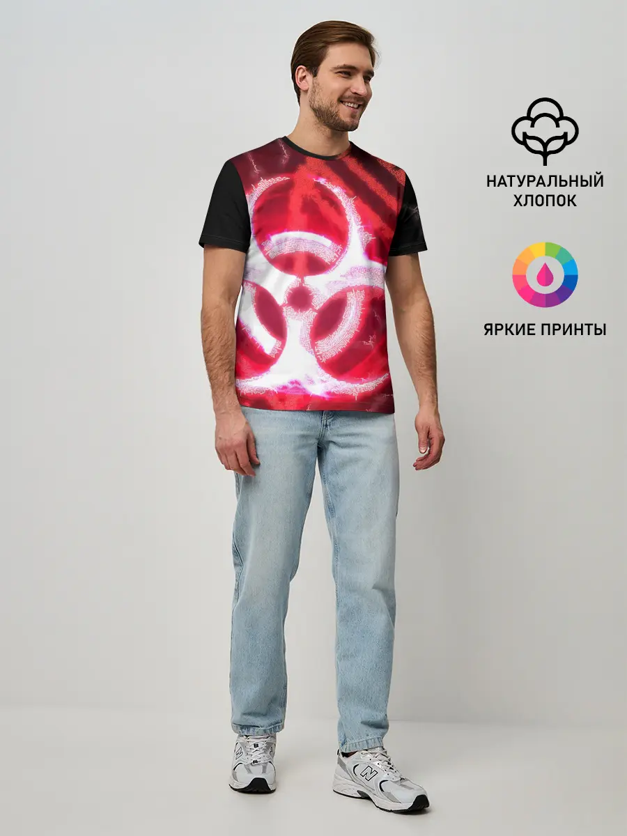 Мужская базовая футболка / Plague Inc ShB