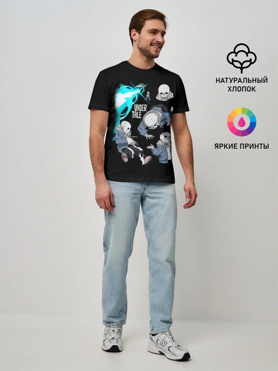 Мужская базовая футболка / UNDERTALE