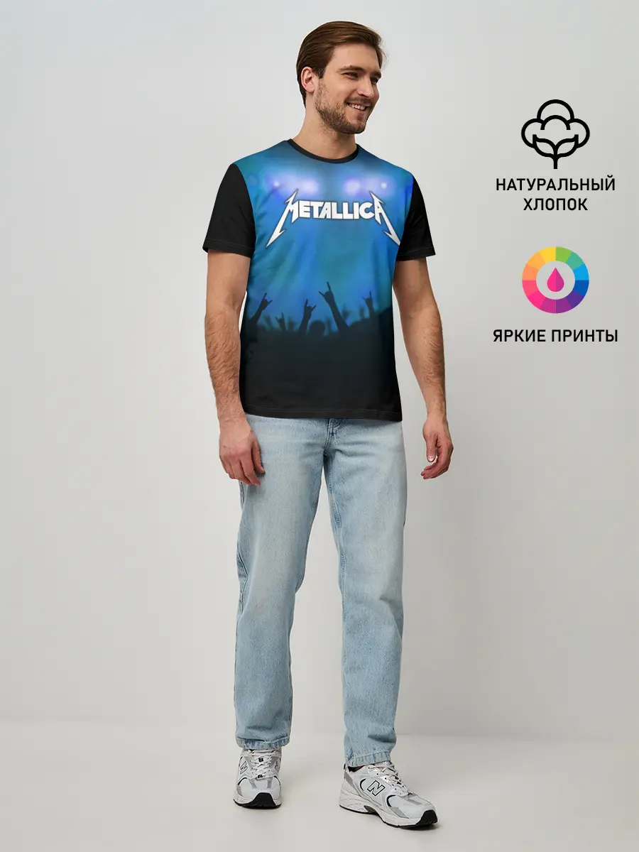 Мужская базовая футболка / Metallica