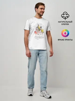Мужская базовая футболка / Queen