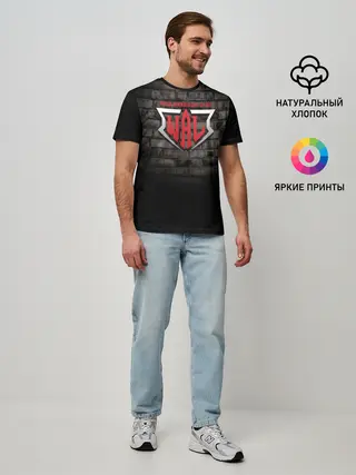 Мужская базовая футболка / Armrestling