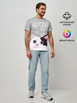 Мужская базовая футболка / штош