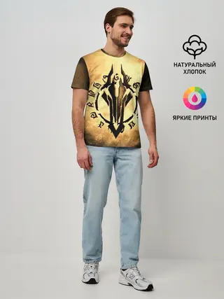 Мужская базовая футболка / Darksiders LOGO