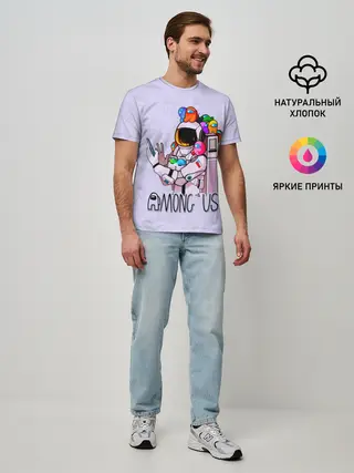 Мужская базовая футболка / Among Us