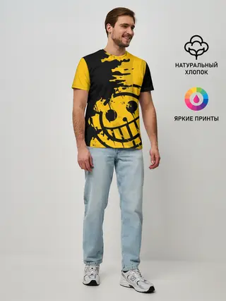 Мужская базовая футболка / ONE PIECE PIRATES / ПИРАТЫ