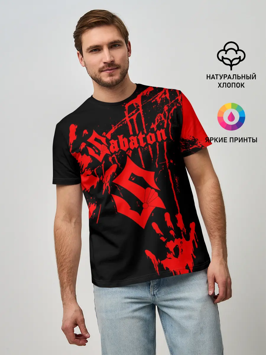 Мужская базовая футболка / Sabaton