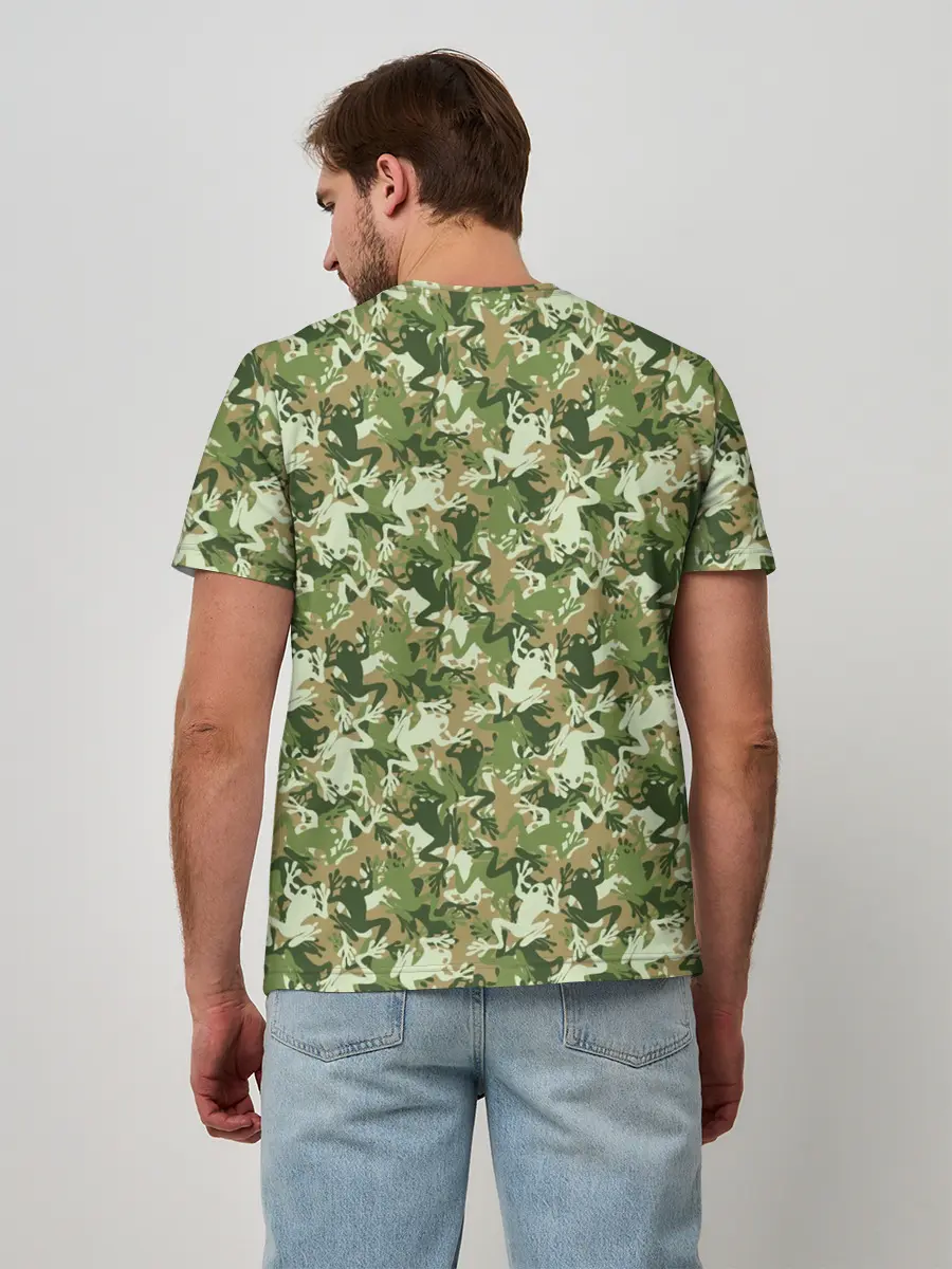 Мужская базовая футболка / Лягушки