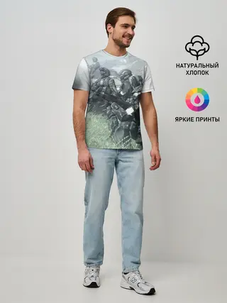 Мужская базовая футболка / Halo 2