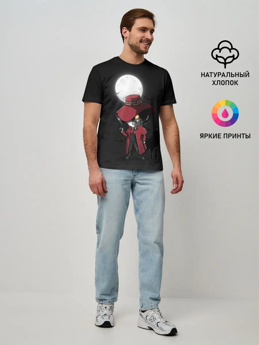 Мужская базовая футболка / Маленький Алукард