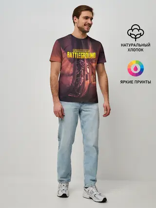 Мужская базовая футболка / PUBG PARAMO | ПУБГ ПАРАМО