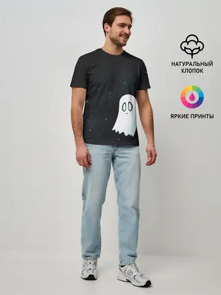 Мужская базовая футболка / A Lonely Ghost