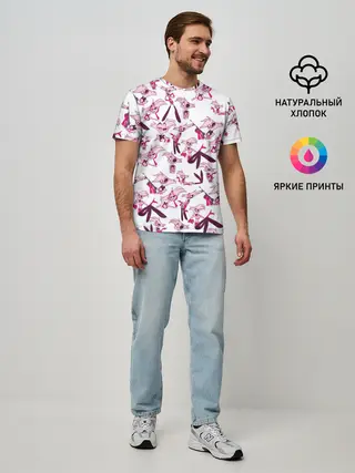 Мужская базовая футболка / Hazbin Hotel: Angel Dust