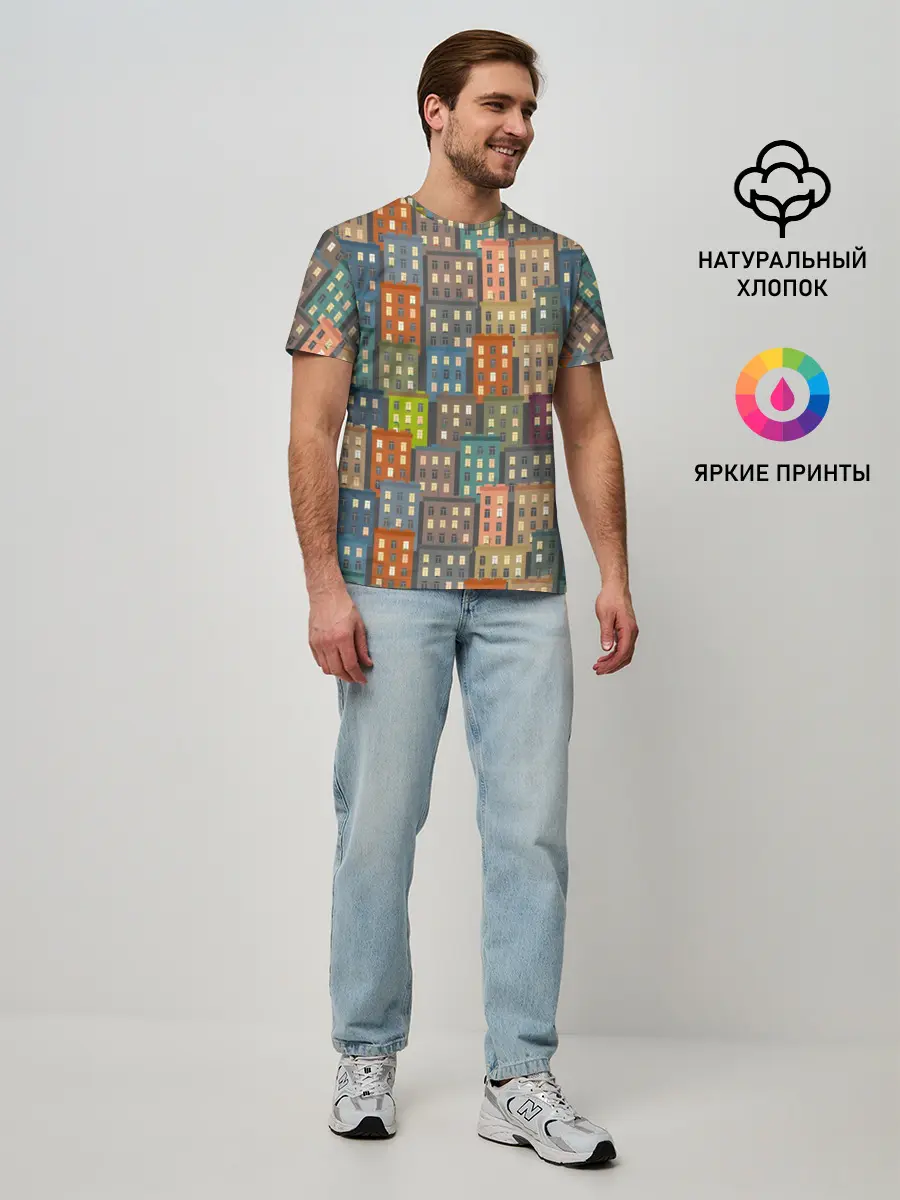Мужская базовая футболка / Город