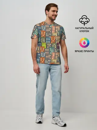 Мужская базовая футболка / Город
