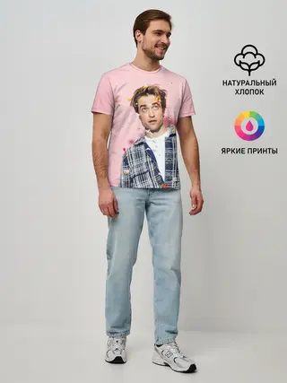 Мужская базовая футболка / ROBERT PATTINSON