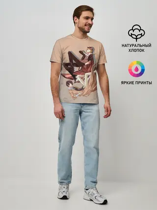 Мужская базовая футболка / Дазай и Чуя