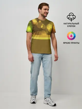 Мужская базовая футболка / Блики