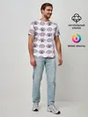 Мужская базовая футболка / Глаза фиолетовые
