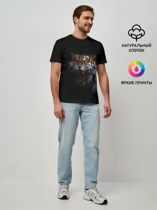 Мужская базовая футболка / Тигр