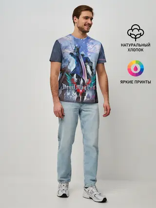 Мужская базовая футболка / Devil May Cry 5