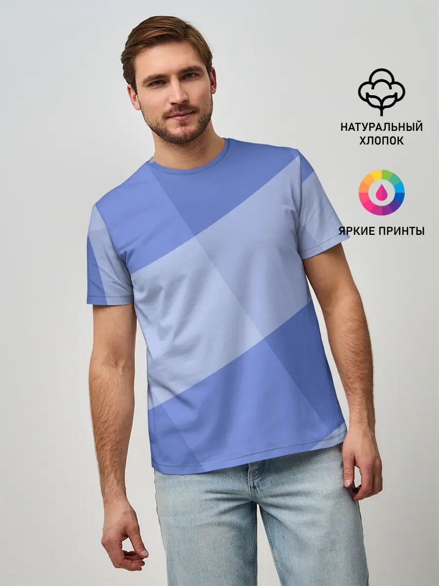 Мужская базовая футболка / Теплый минимализм