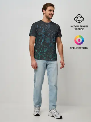 Мужская базовая футболка / DONT STARVE