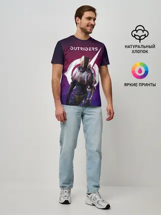 Мужская базовая футболка / Outriders