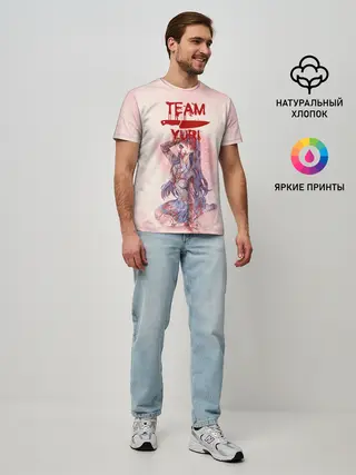 Мужская базовая футболка / Team Yuri | Доки Доки