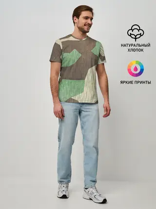 Мужская базовая футболка / Splittertarnmuster