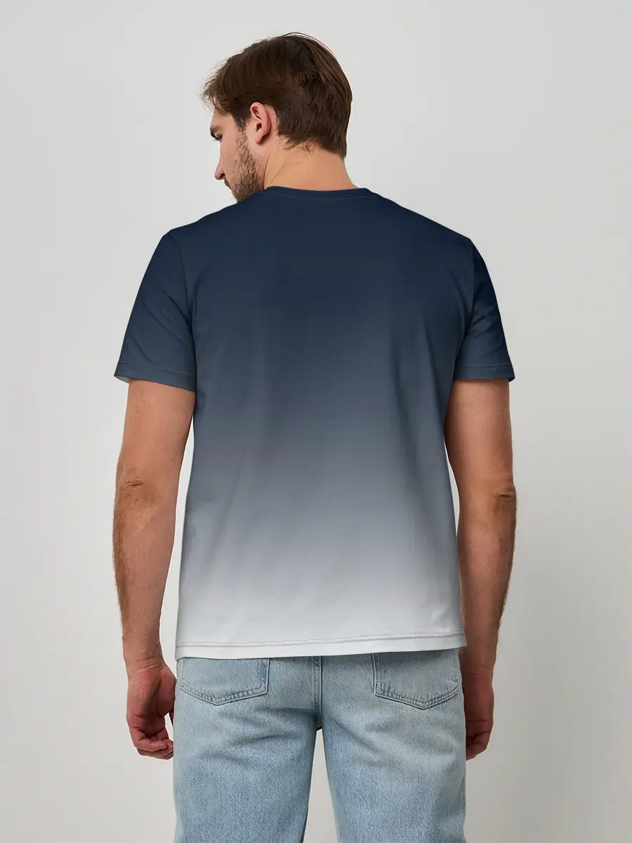 Мужская базовая футболка / Градиент